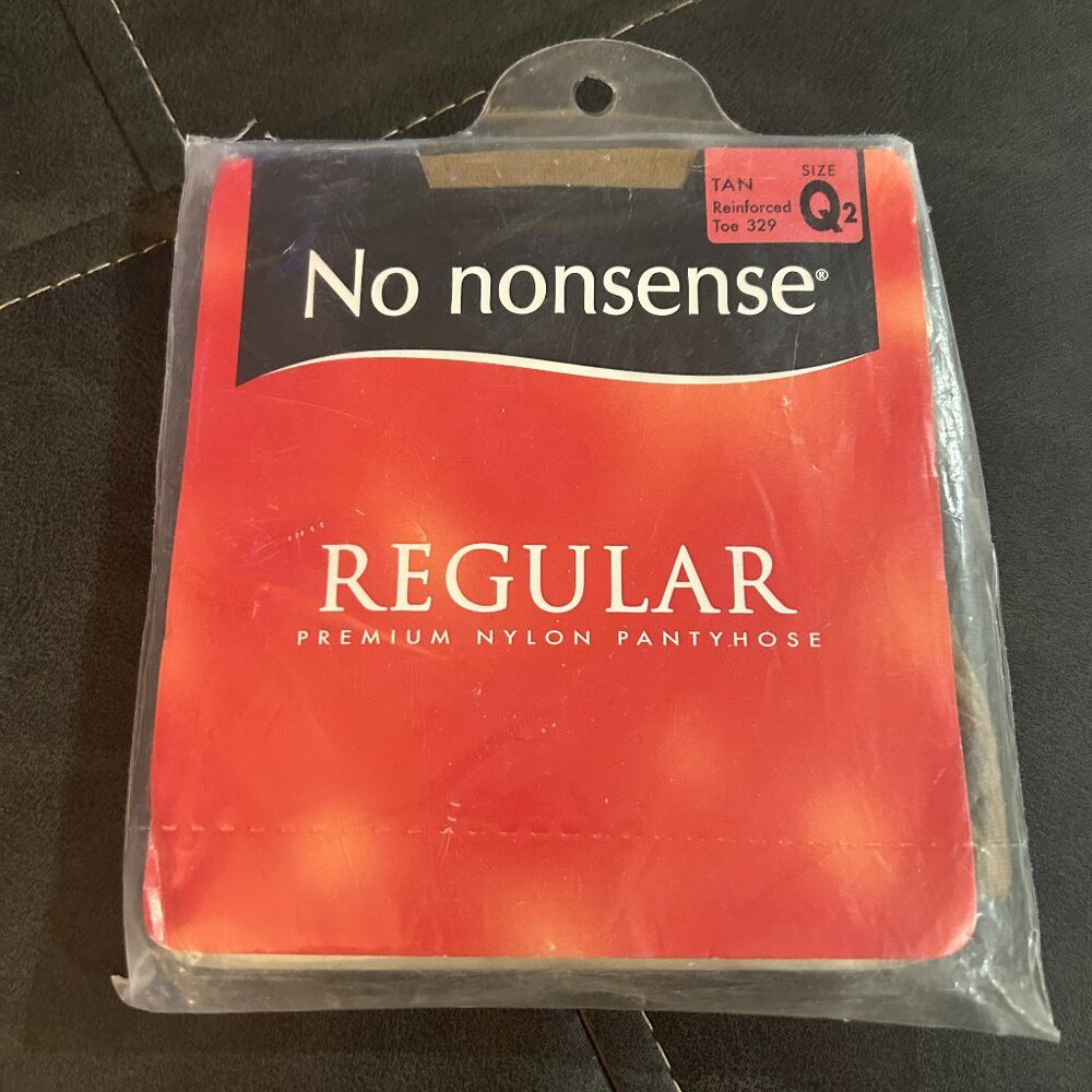No nonsense regular pantyhouse, new sealed package, tan Q2